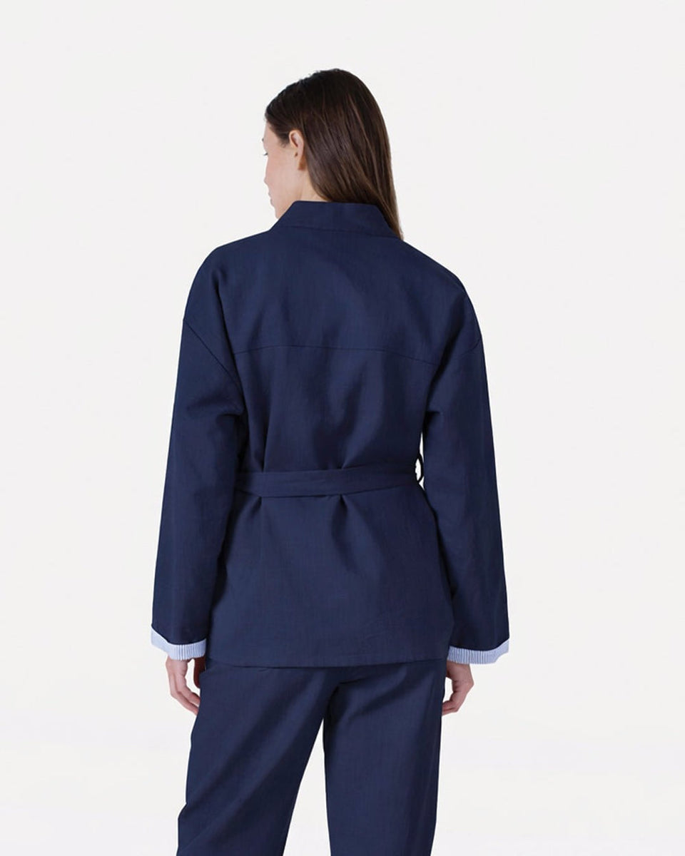 Another Label Perrine Jacket Donkerblauw Dames