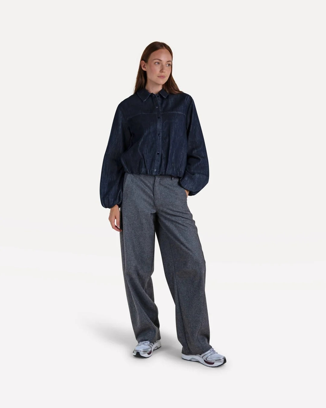 Another Label Sandrine Jacket Donkerblauw Dames