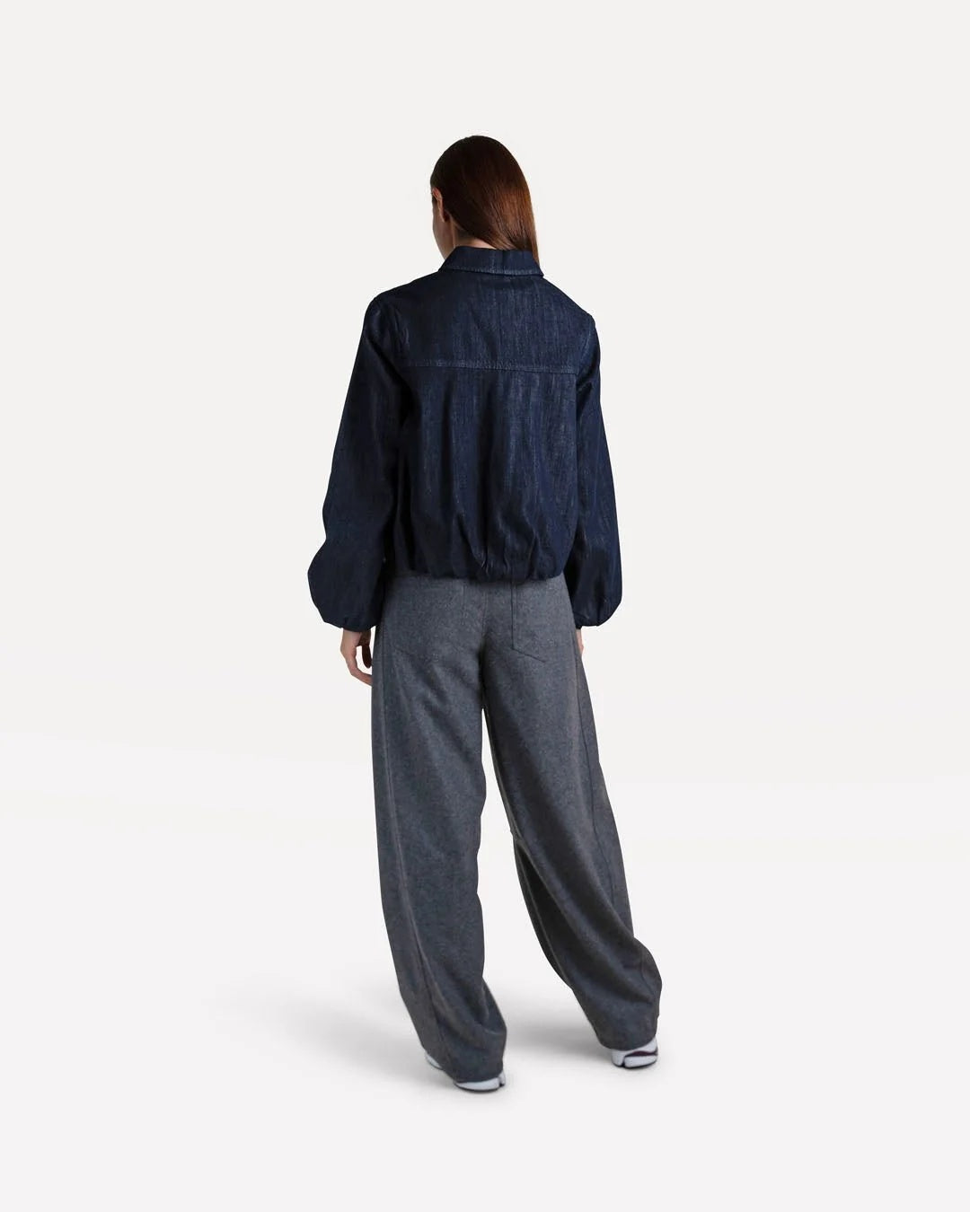 Another Label Sandrine Jacket Donkerblauw Dames