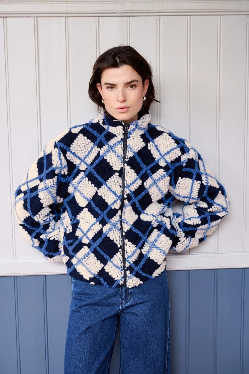 Another Label Sara Jacket Donkerblauw Dames