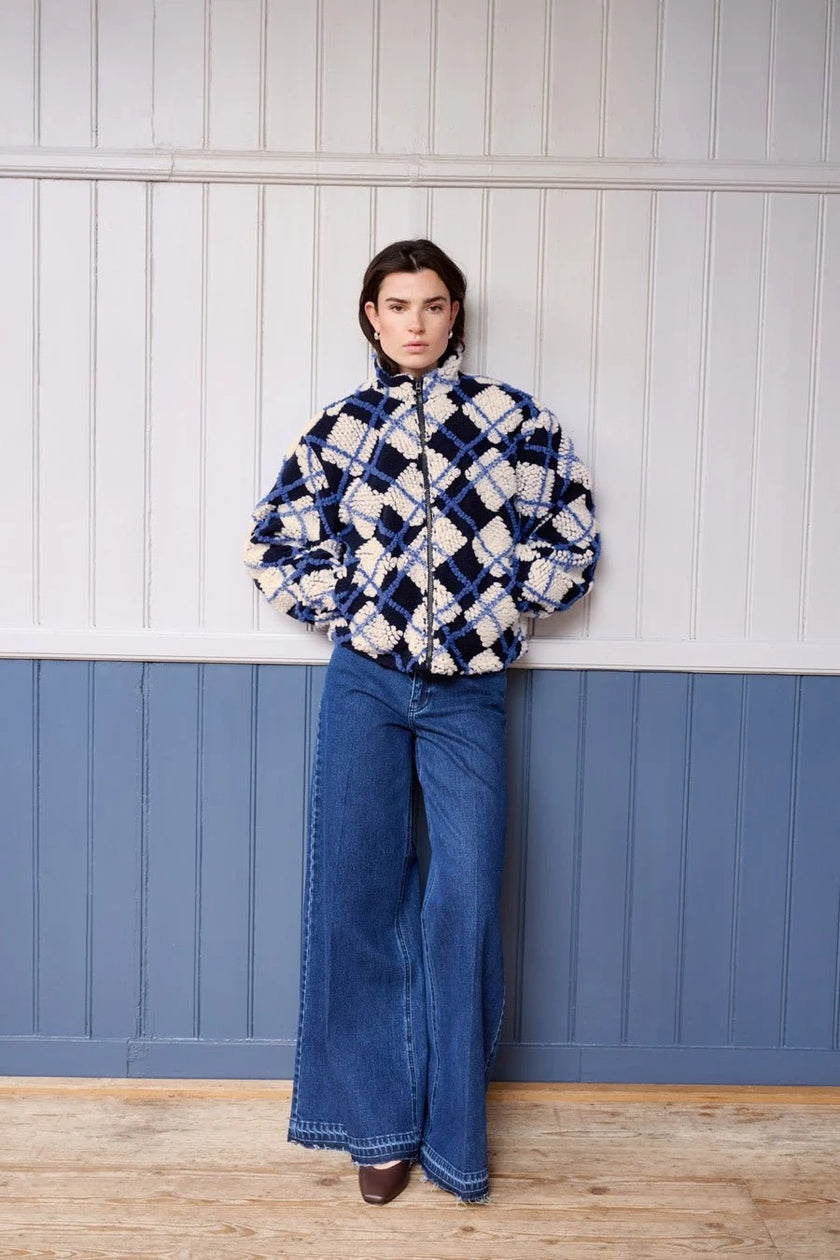 Another Label Sara Jacket Donkerblauw Dames