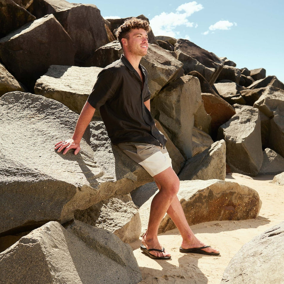 Archies Arch Support Flipflops Zwart Unisex
