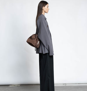 AY Studios Handbag Donkerbruin Unisex