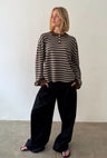 Boii Studios Adanne Polo Knit Bruin Dames