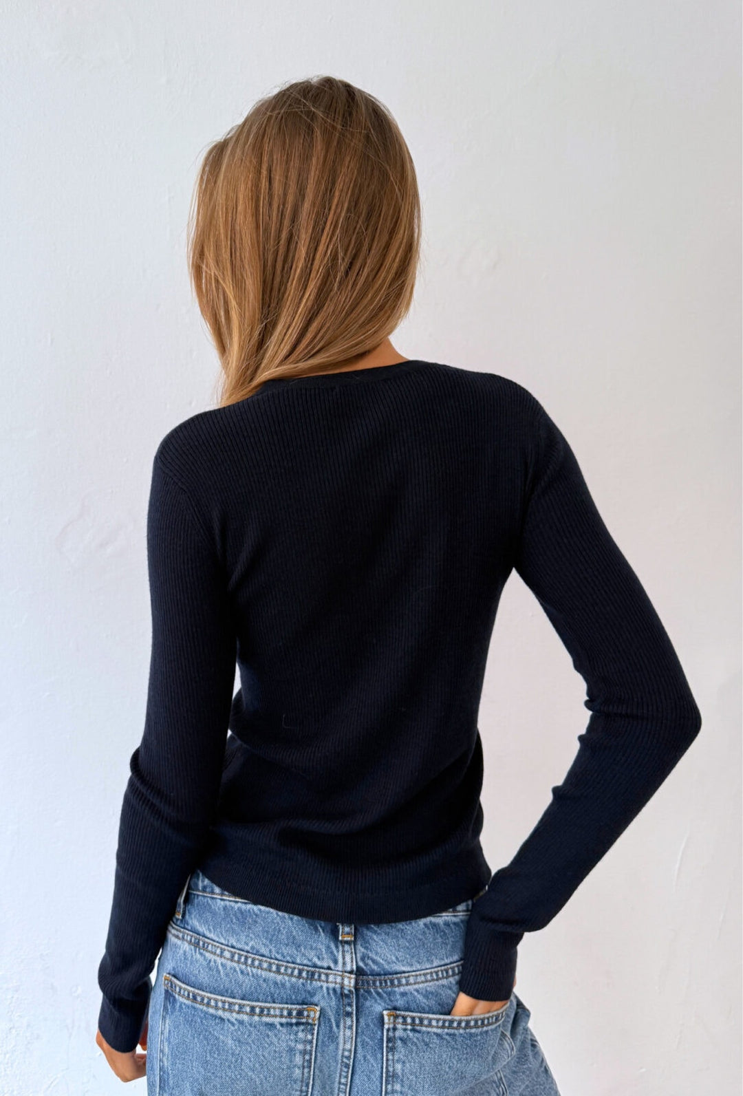 Boii Studios Bianca Knit Donkerblauw Dames