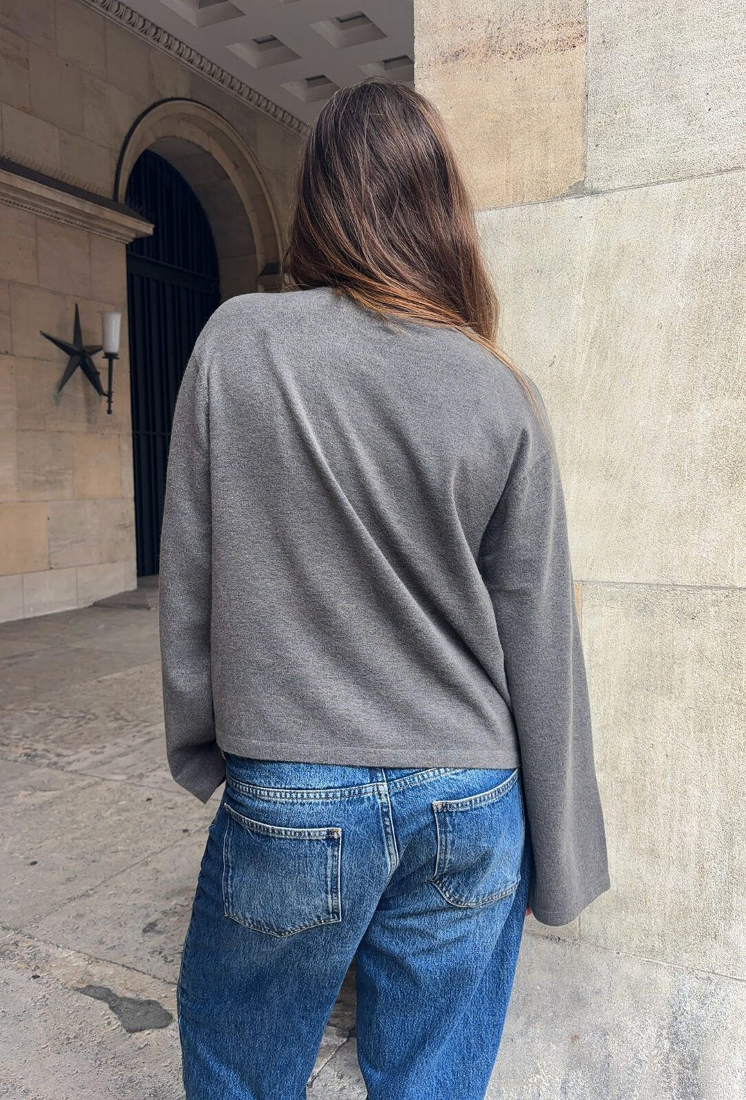 Boii Studios Wero Oneck Knit Donkerbruin Dames