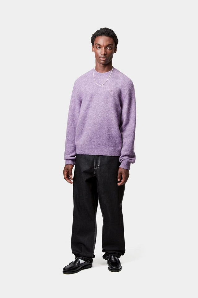 Carhartt WIP Curtis Sweater Paars Heren