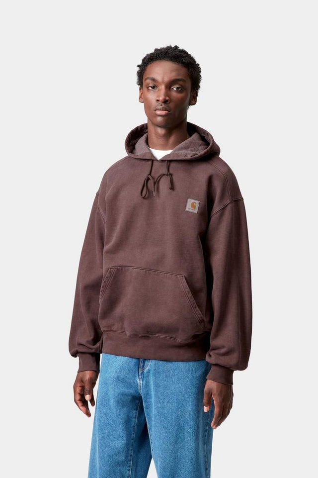 Carhartt WIP Hooded Vista Sweat Bruin Heren
