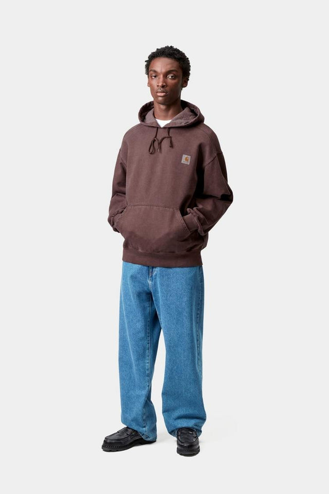 Carhartt WIP Hooded Vista Sweat Bruin Heren