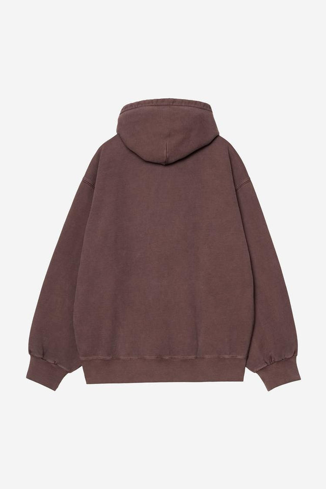 Carhartt WIP Hooded Vista Sweat Bruin Heren