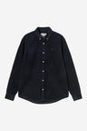 Carhartt WIP L/s Madison Cord Shirt Donkerblauw Heren