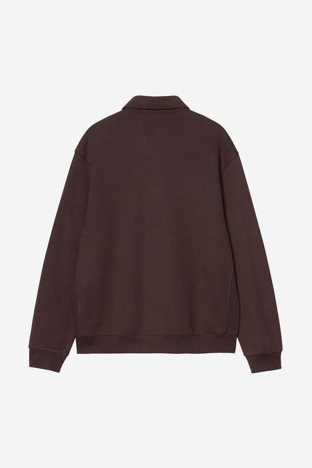 Carhartt WIP Polo Sweat Bruin Heren