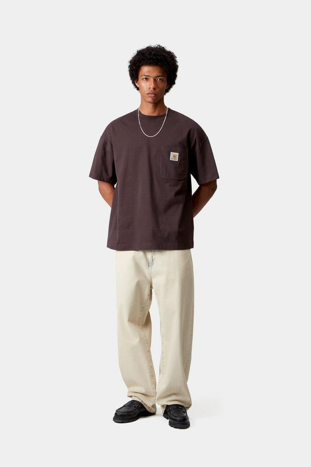 Carhartt WIP S/s Work Pocket T-shirt Bruin Heren
