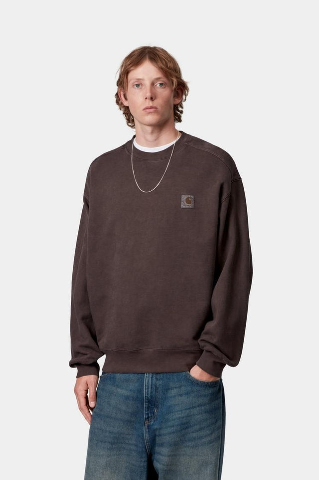 Carhartt WIP Vista Sweat Bruin Heren