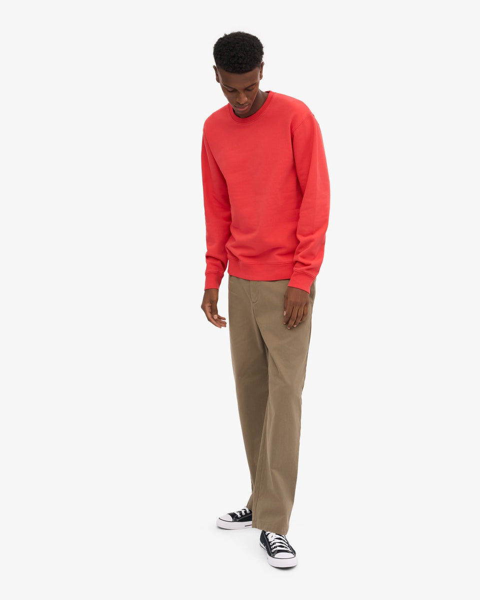 Colorful Standard Classic Organic Crew Rood Unisex