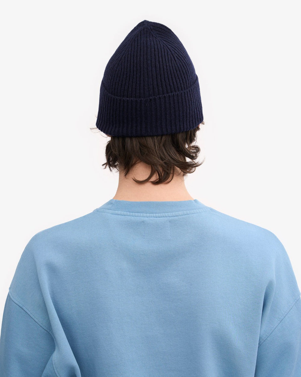 Colorful Standard Merino Wool Beanie Donkerblauw Heren