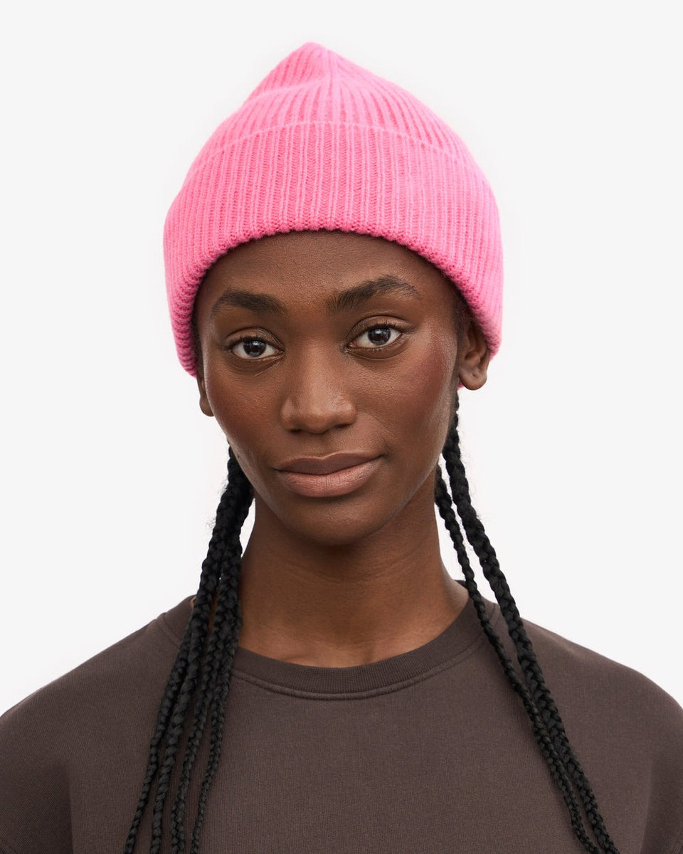 Colorful Standard Merino Wool Beanie Roze Unisex
