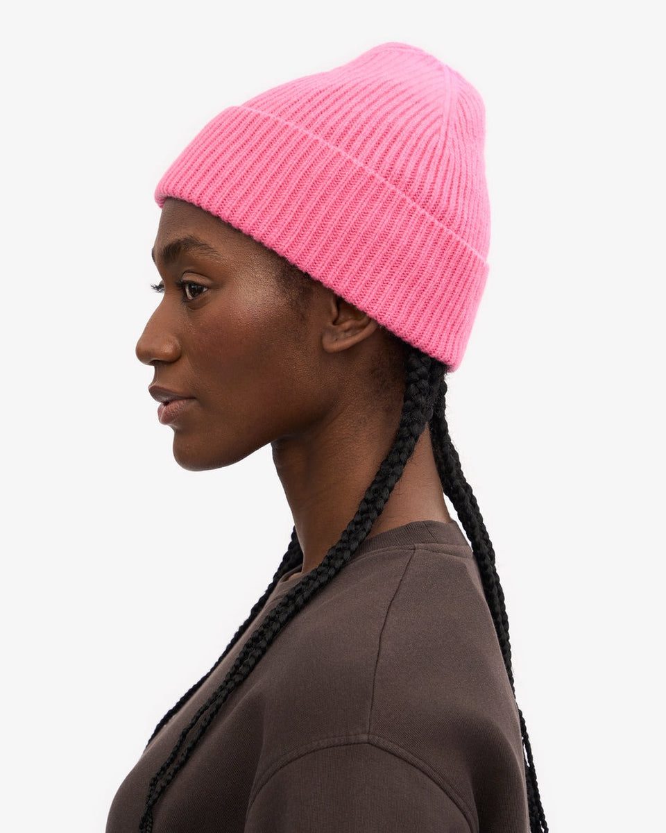 Colorful Standard Merino Wool Beanie Roze Unisex