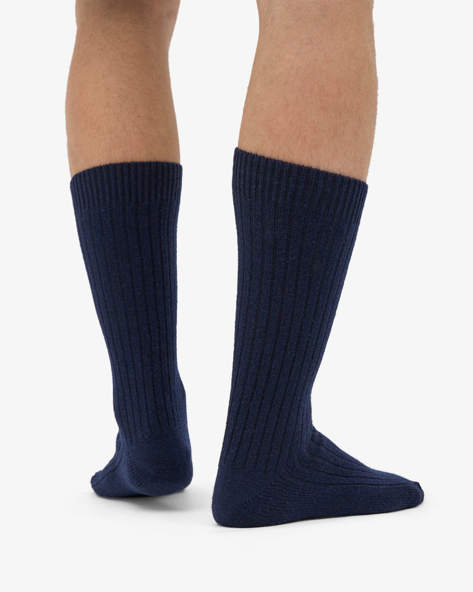 Colorful Standard Merino Wool Blend Socks Donkerblauw Heren