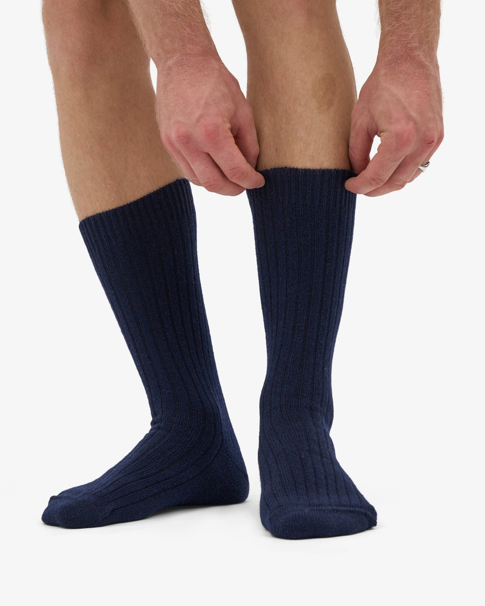 Colorful Standard Merino Wool Blend Socks Donkerblauw Heren