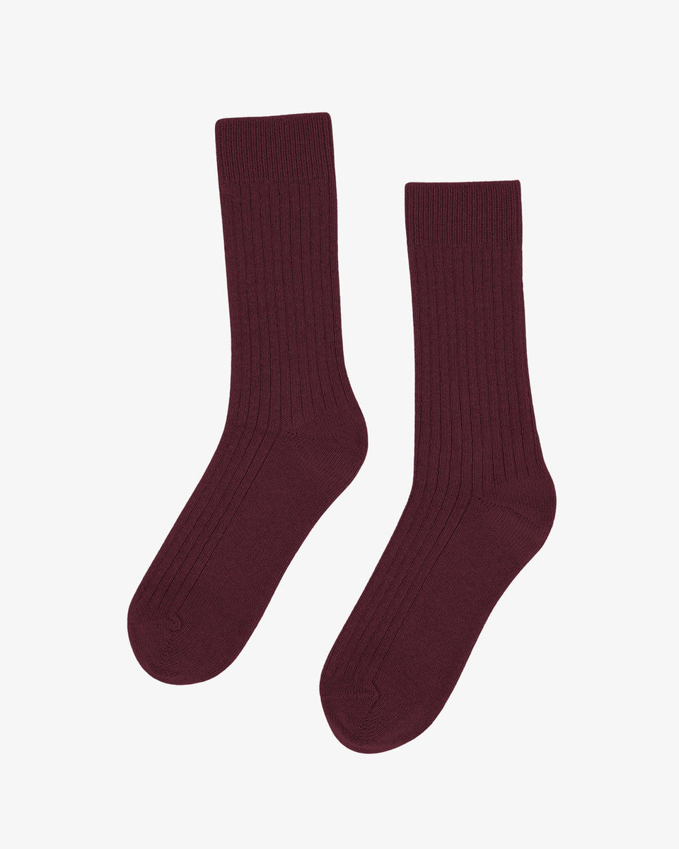 Colorful Standard Merino Wool Blend Socks Donkerrood Heren