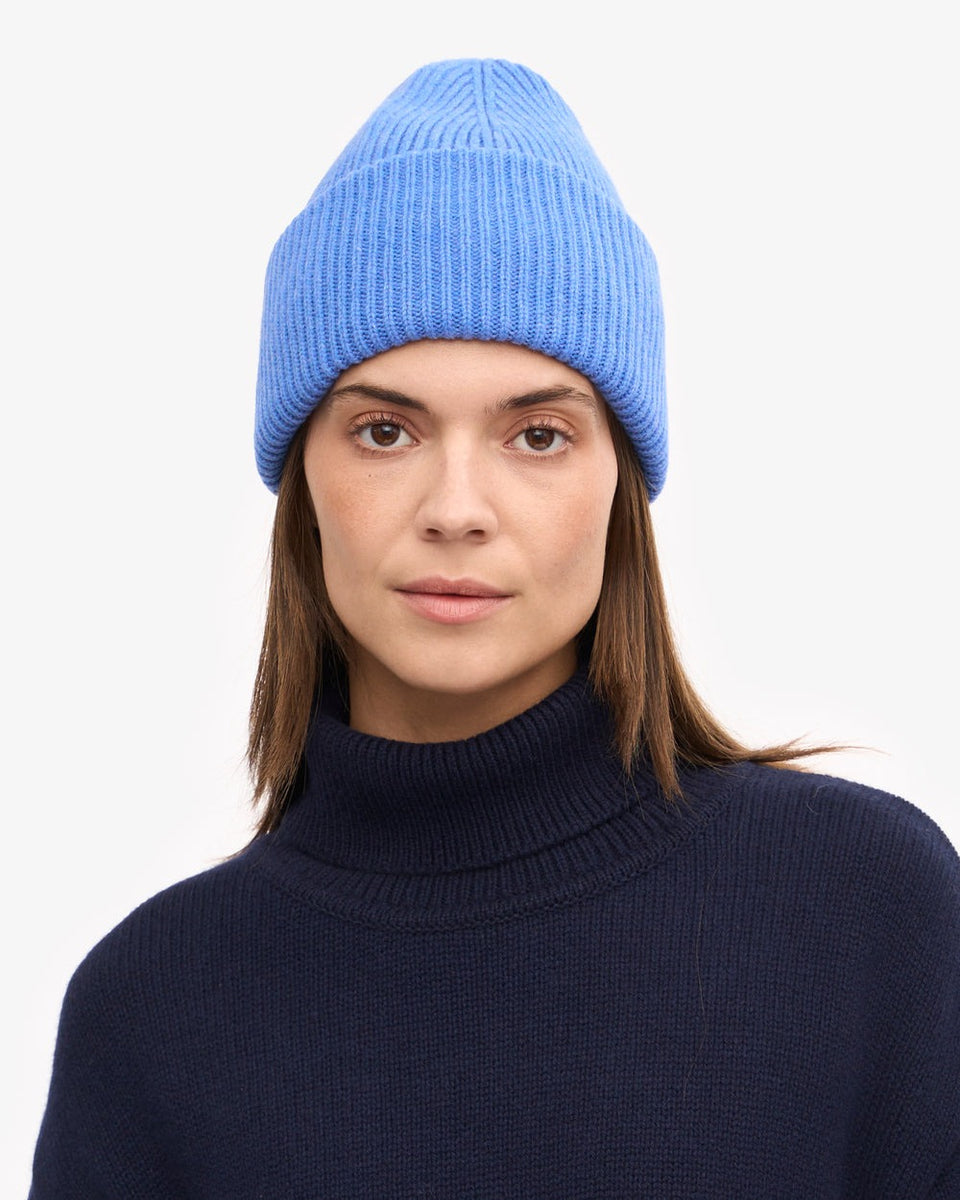 Colorful Standard Merino Wool Hat Blauw Dames