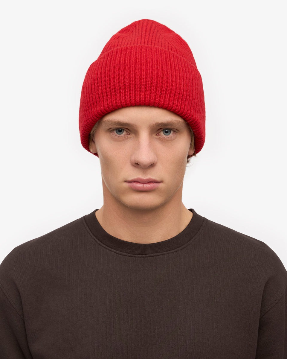 Colorful Standard Merino Wool Hat Rood Dames