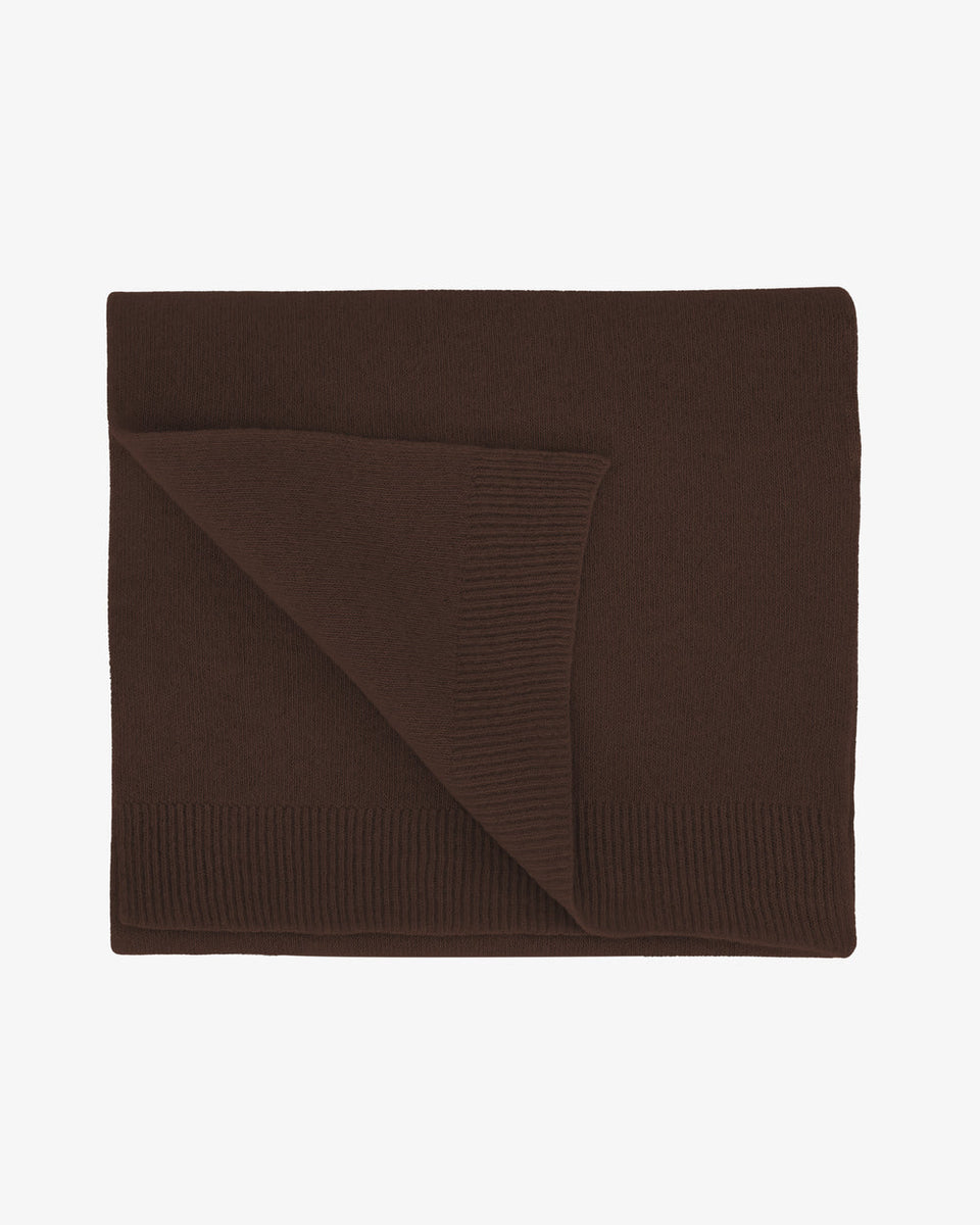 Colorful Standard Merino Wool Scarf Donkerbruin Heren