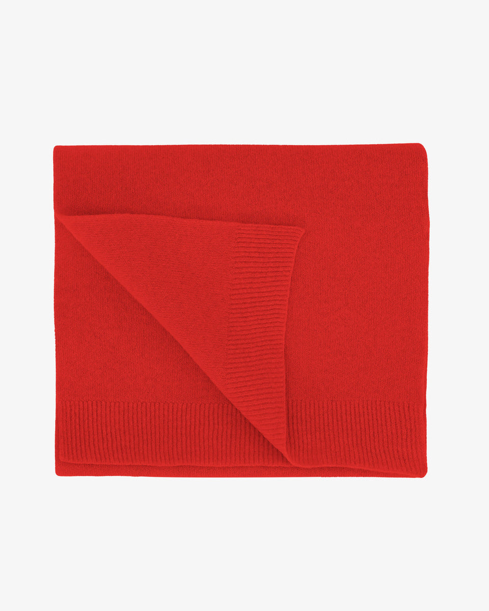 Colorful Standard Merino Wool Scarf Rood Heren