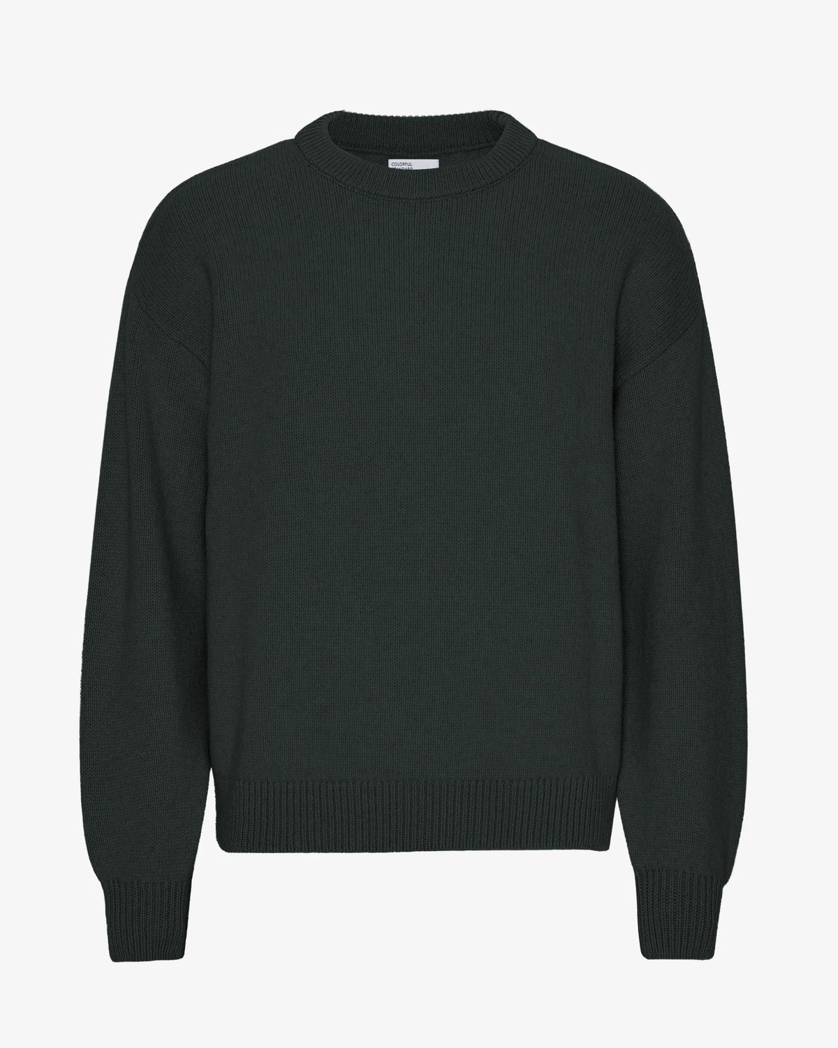 Oversized Merino wool crew