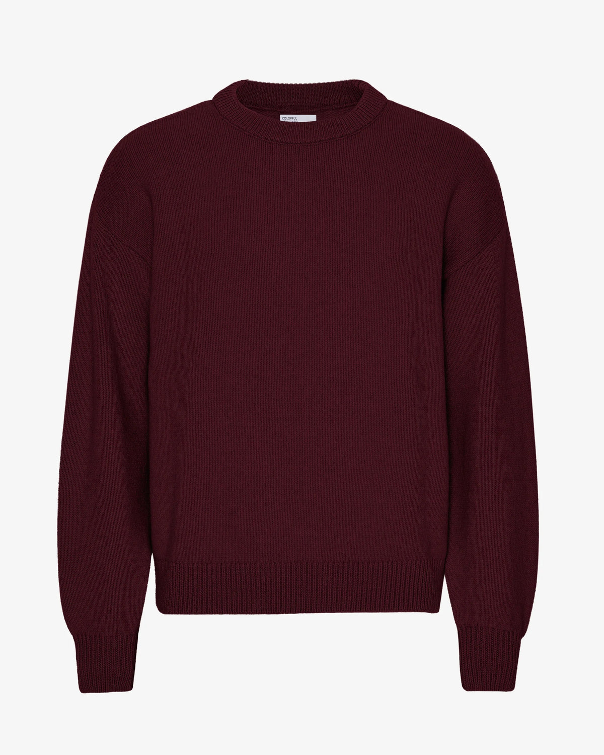 Oversized Merino wool crew