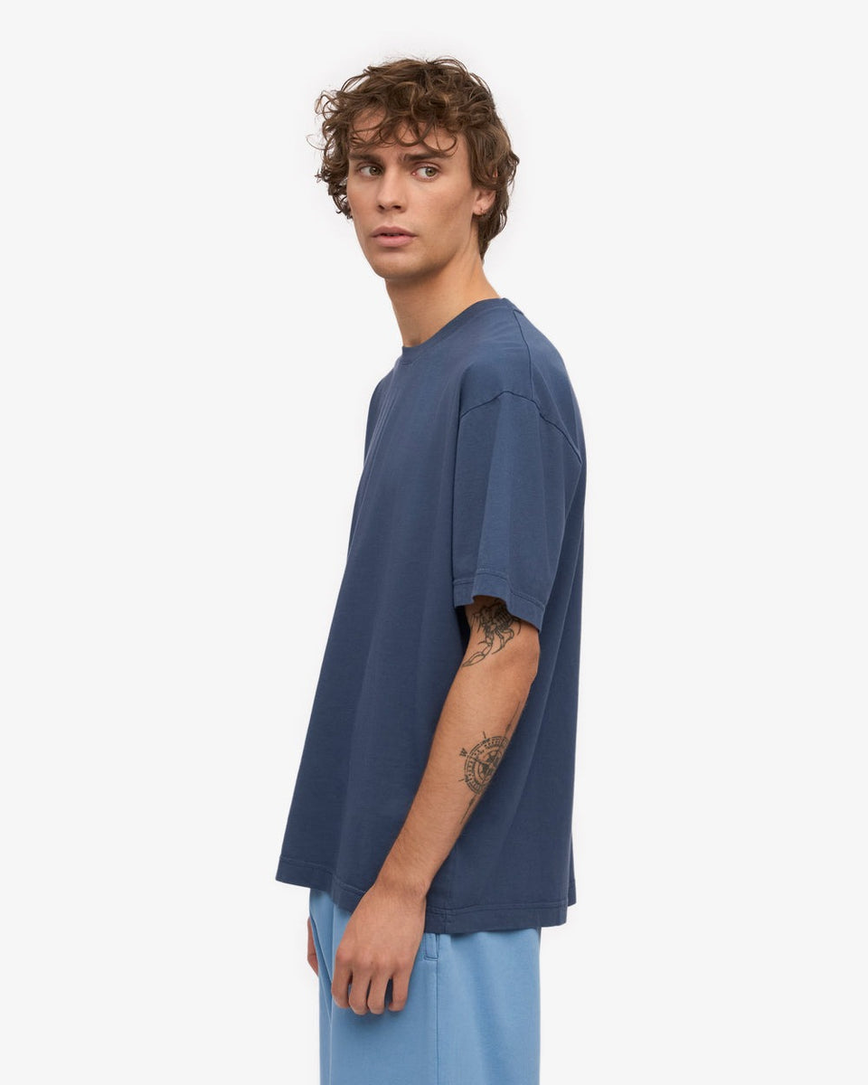 Colorful Standard Oversized Organic T-shirt Blauw Unisex
