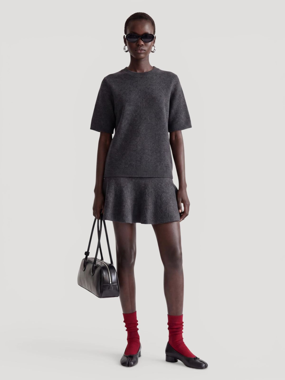 Edited Alene Knit Shirt Donkerblauw Dames