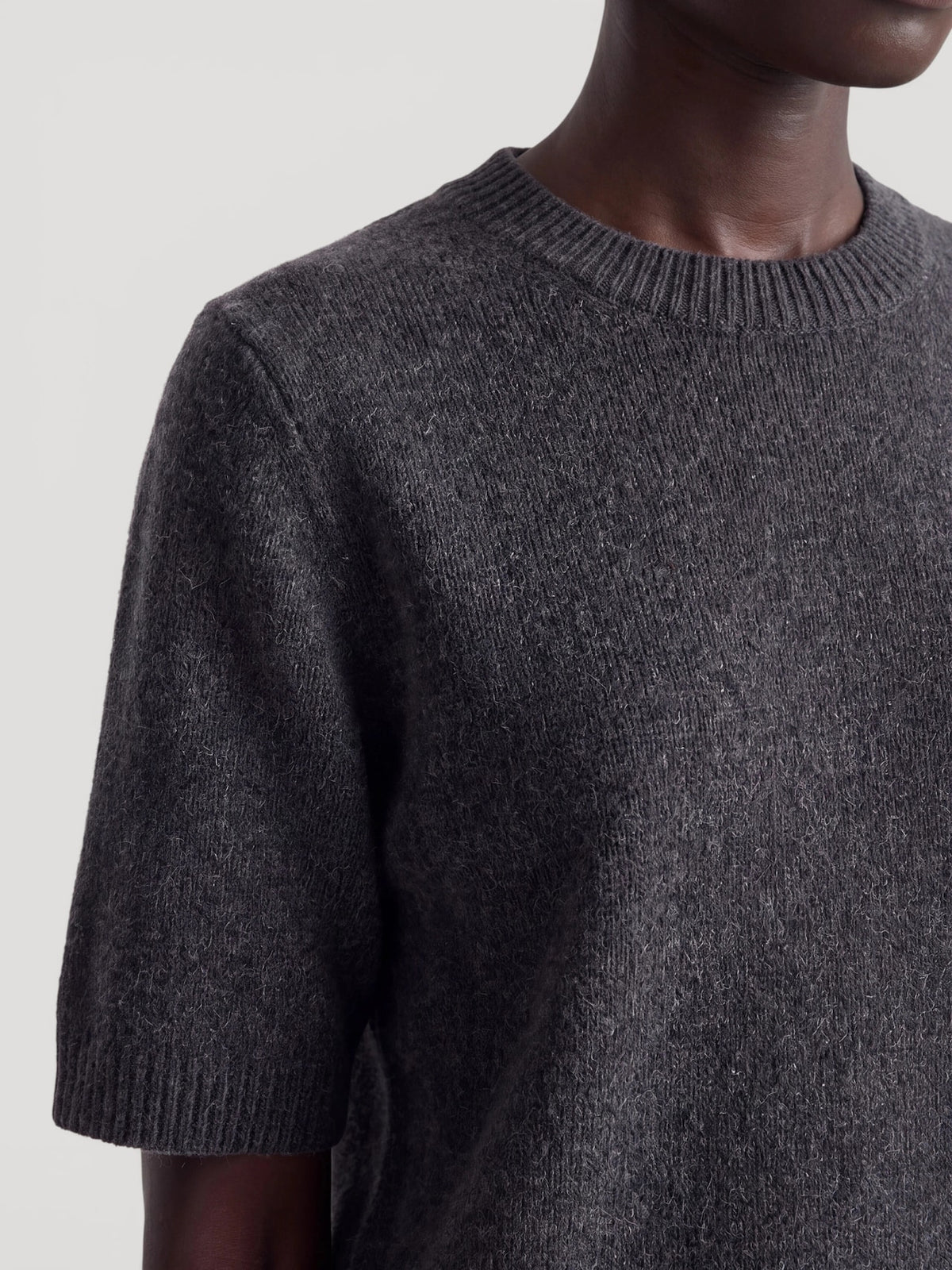 Edited Alene Knit Shirt Donkerblauw Dames