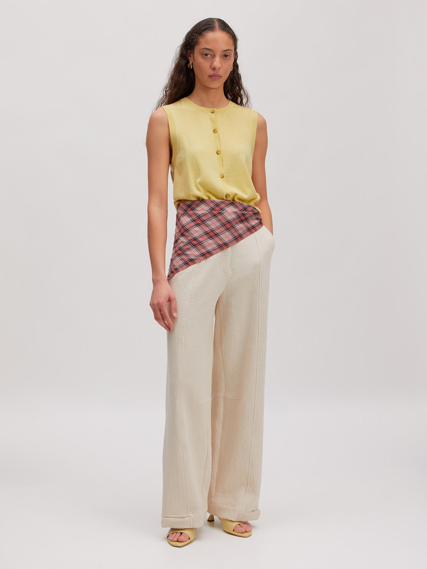 Edited Alisha Vest Lichtgeel Dames