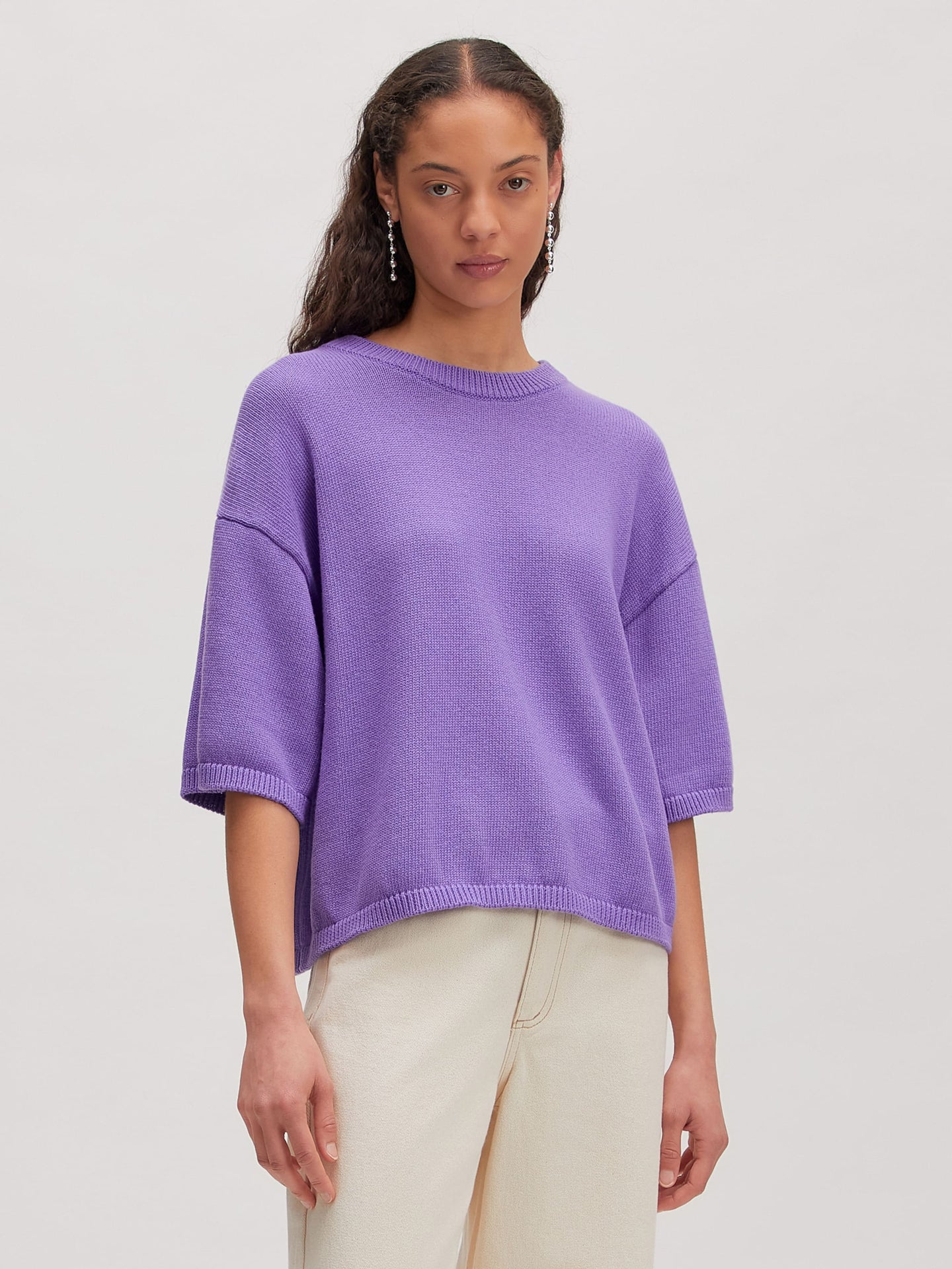 Edited Ashley Knit Shirt Paars Dames