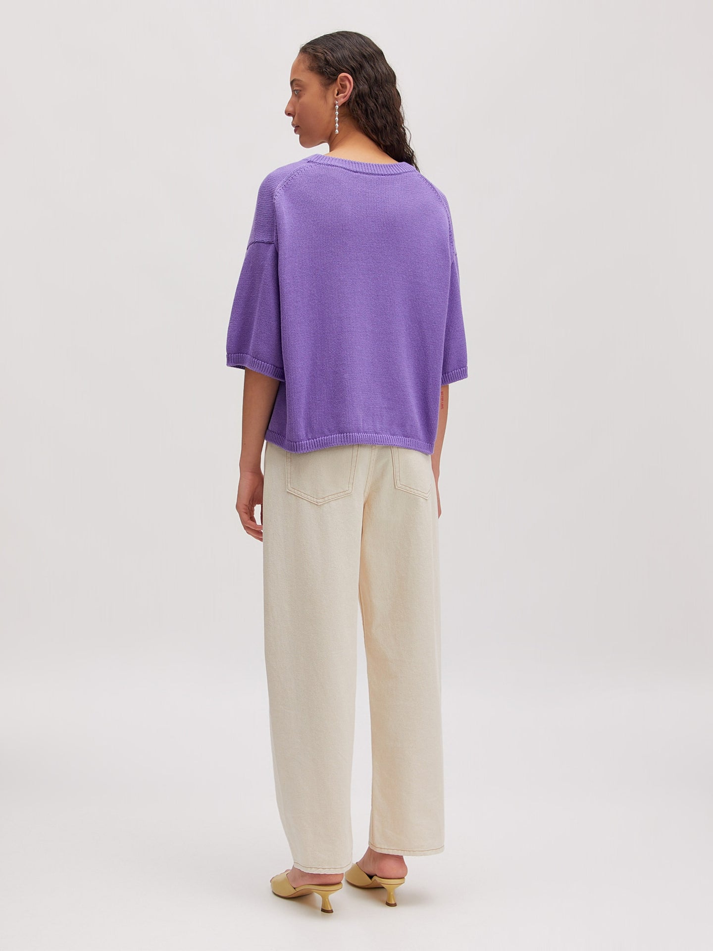 Edited Ashley Knit Shirt Paars Dames