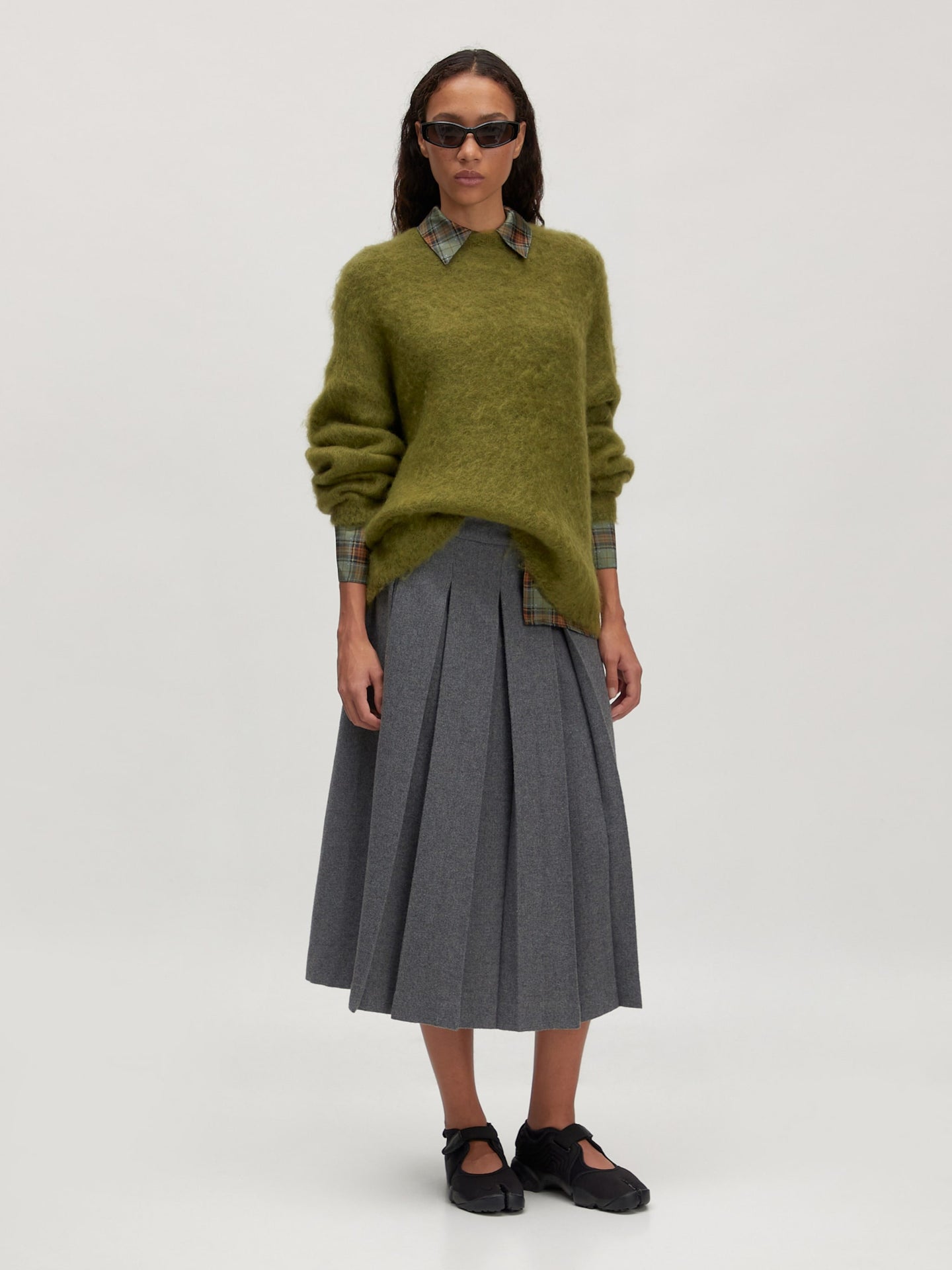 Edited Bailee Mohair Jumper Groen Dames