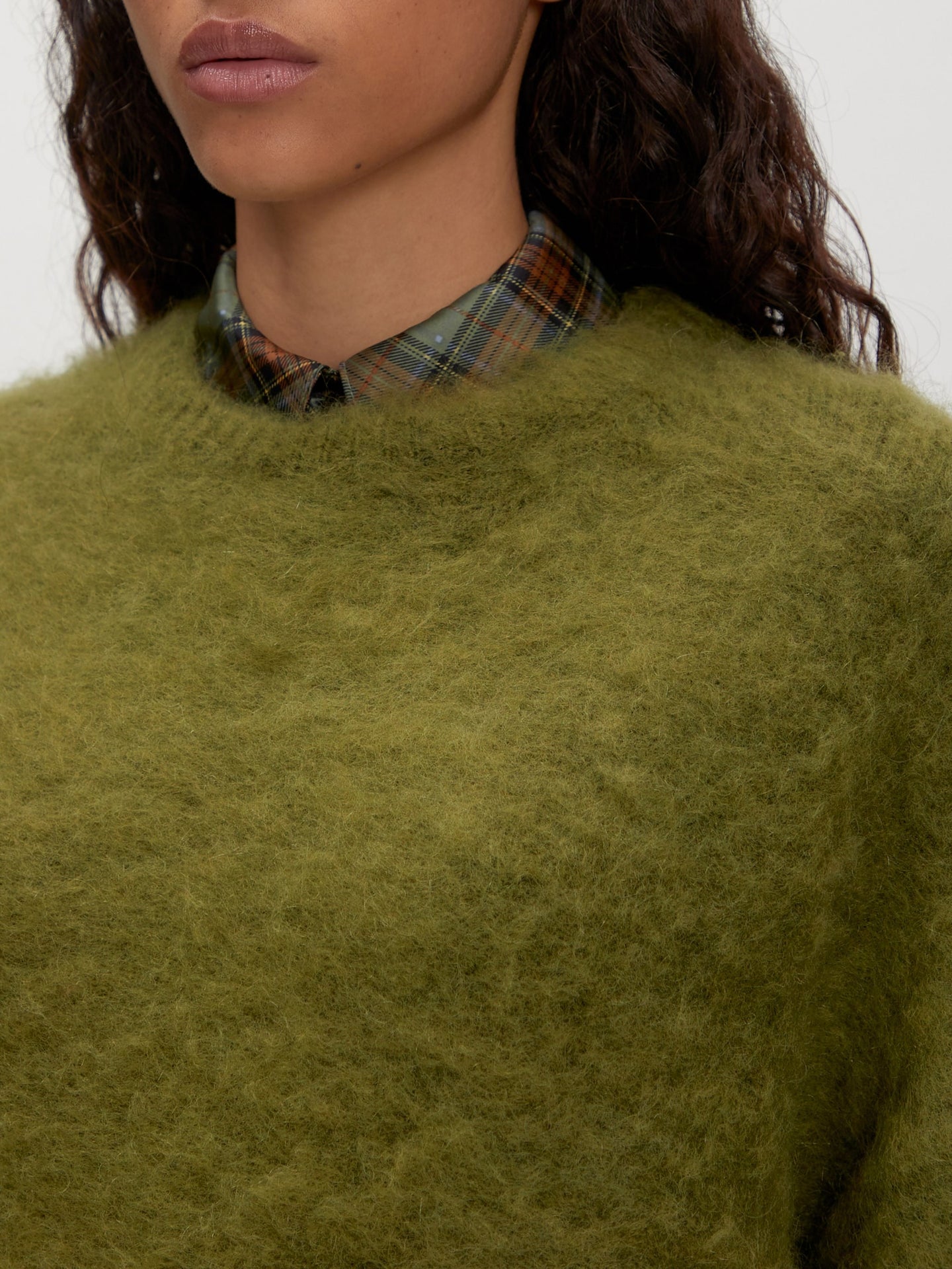 Edited Bailee Mohair Jumper Groen Dames