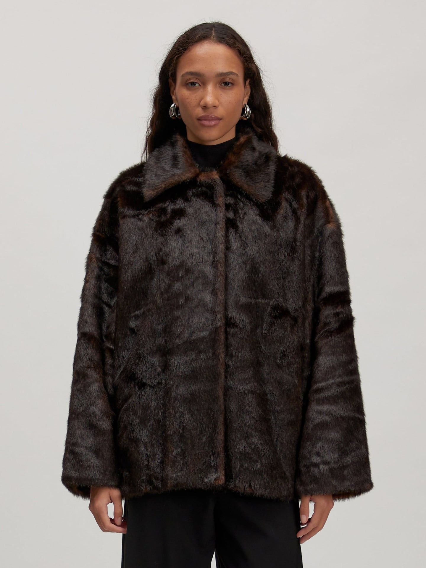 Edited Bay Jacket Donkerbruin Dames