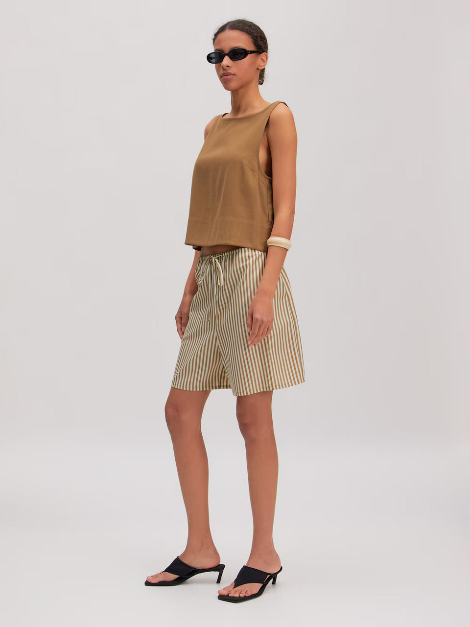 Edited Canice Top Lichtbruin Dames