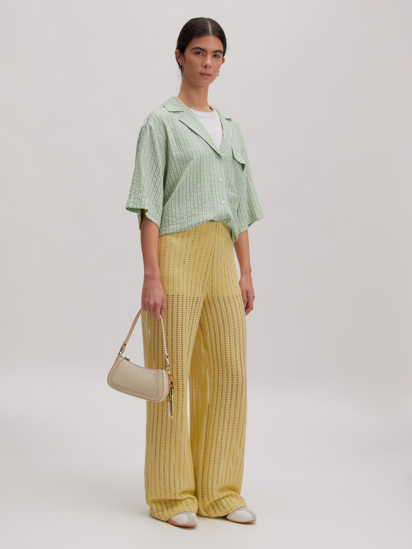 Edited Finn Trousers Lichtgeel Dames