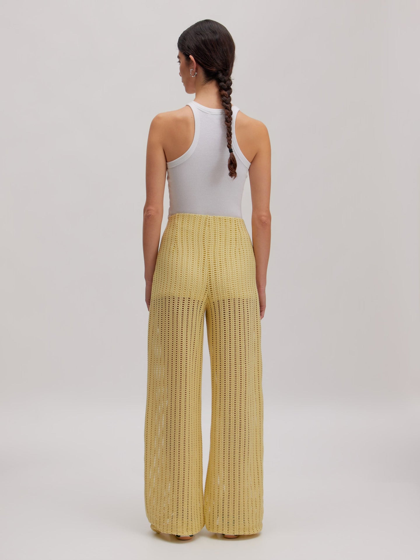Edited Finn Trousers Lichtgeel Dames