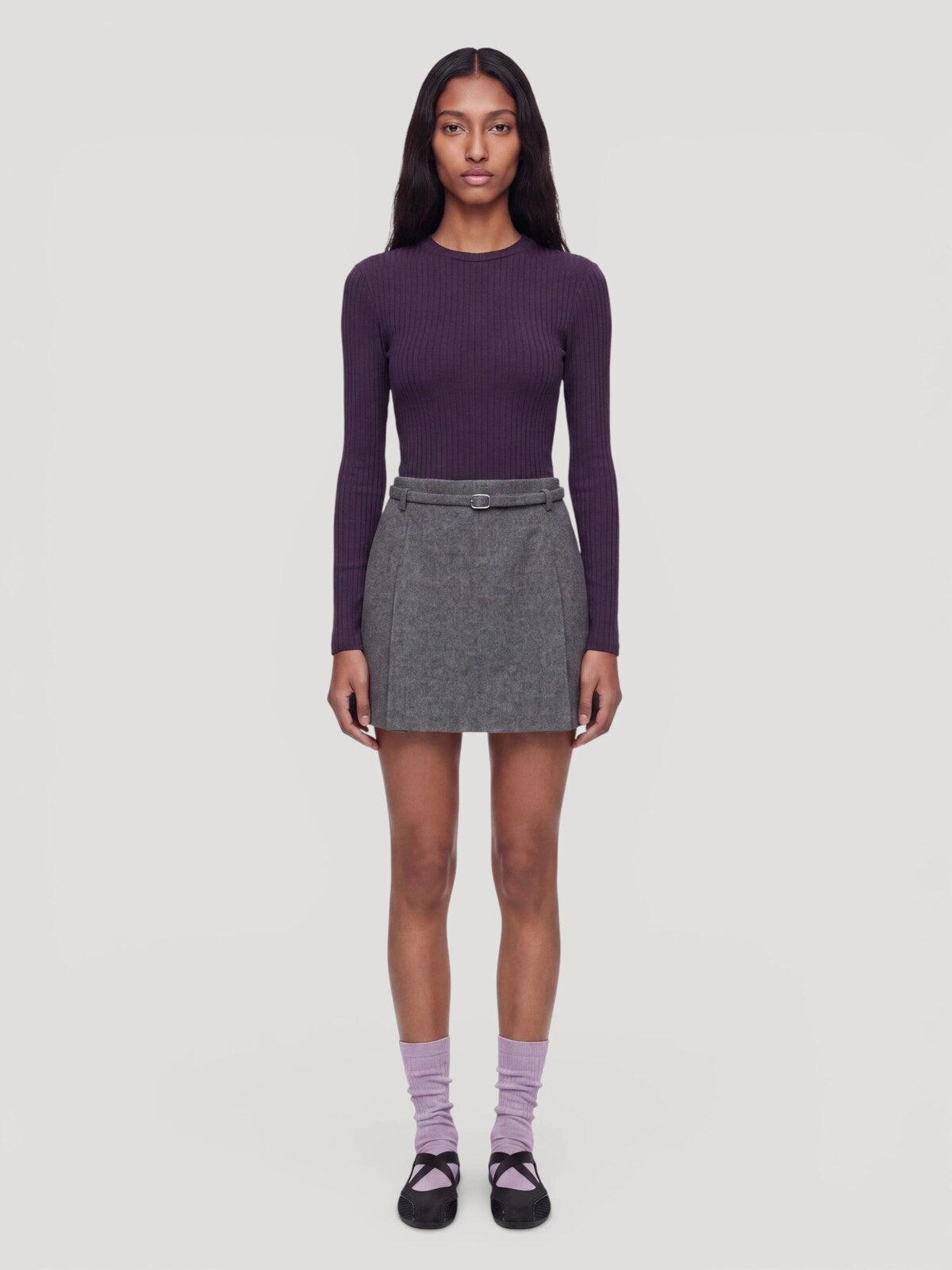 Edited Ginger Ls Top Donkerrood Dames