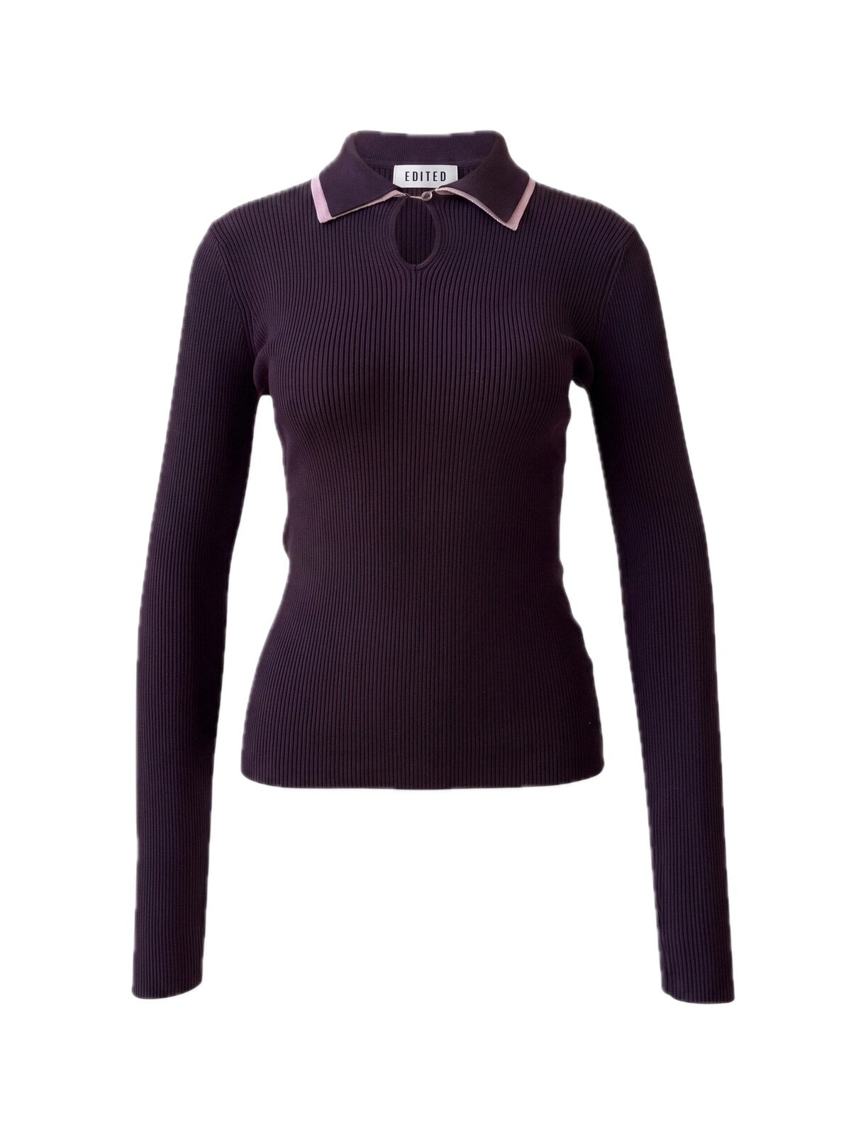 Edited Hoku Polo Jumper Donkerrood Dames