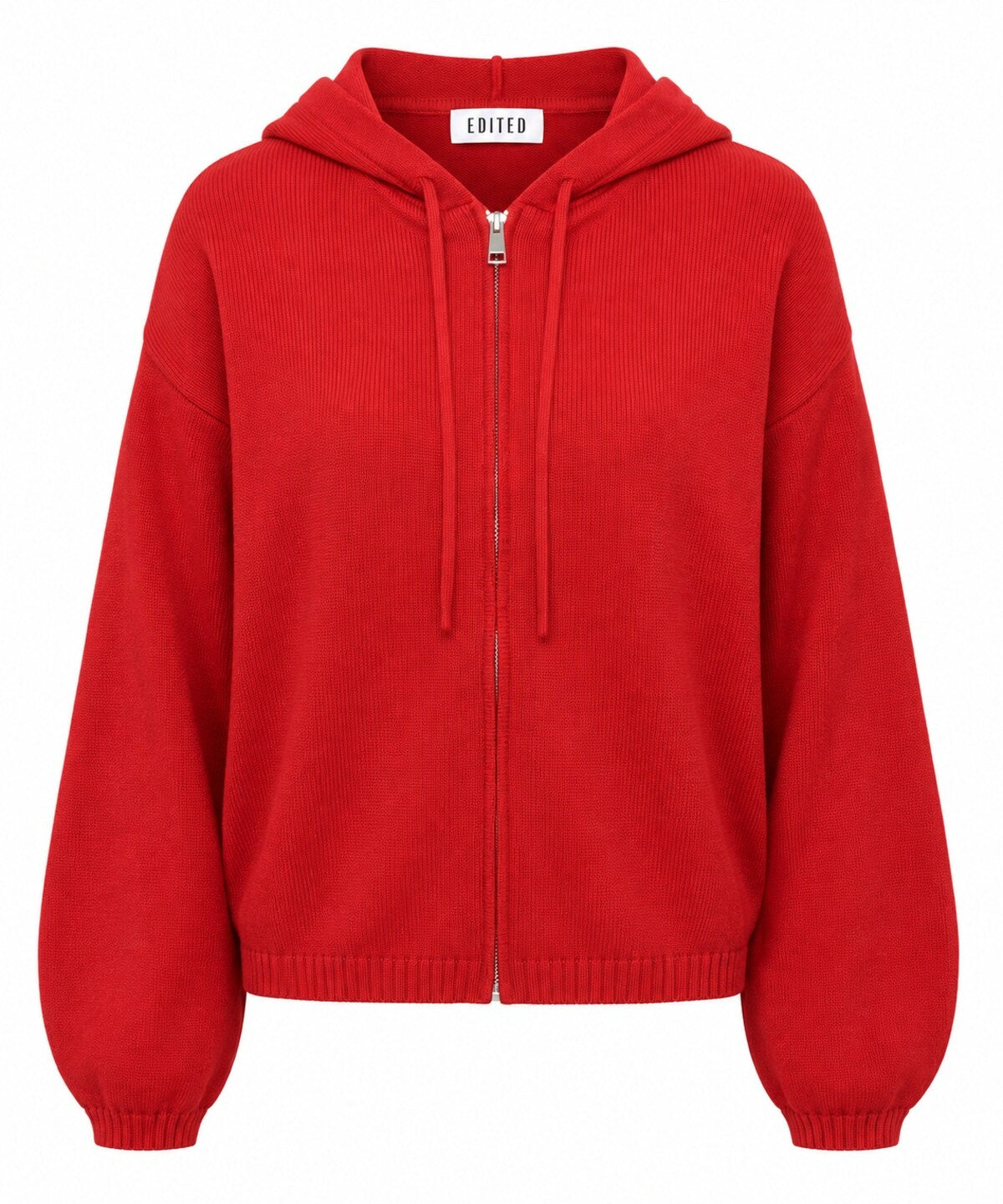 Edited Isela Hooded Knit Rood Dames