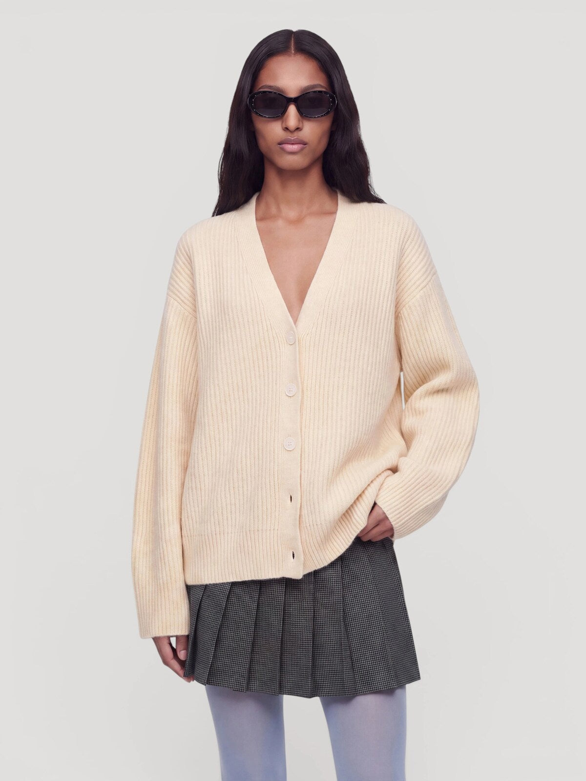 Edited Onorina Cardigan Lichtgeel Dames