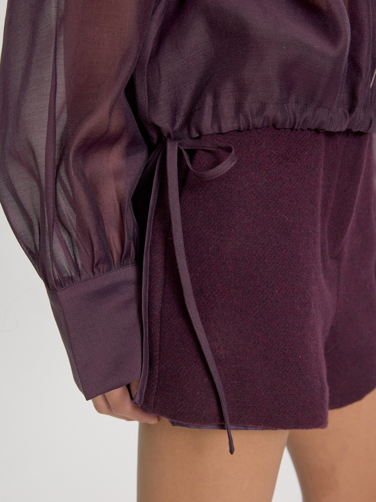 Edited Ottilia Blouse Donkerrood Dames