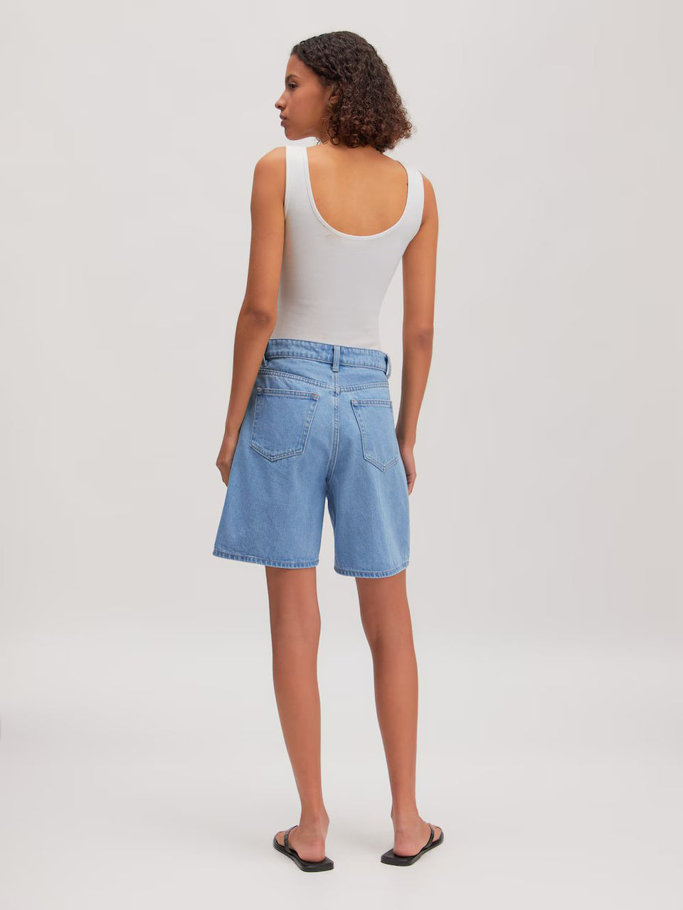 Edited Phoenix Shorts Lichtblauw Dames