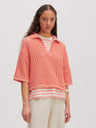 Edited Sarai Polo Jumper Roze Dames